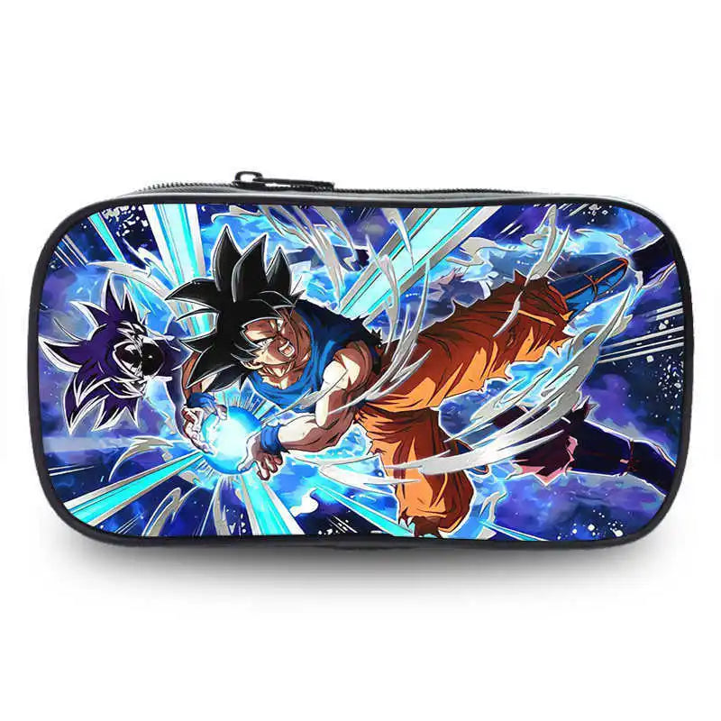 Dragon Ball pencil case cartoon anime merchandise durable Oxford cloth stationery box student study supplies printed storage bag