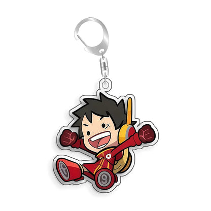 For Dragon Ball Usopp Nico Robin Tony Tony Chopper Nami Monkey D.Luffy Acrylic selfmade Cartoon Anime Keychain Pendant Toy gift