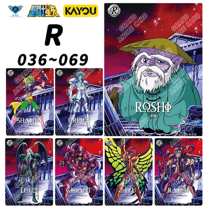 Kayou Saint Seiya Card Full Series Rare BP MR QR UR PR AR SSR SR R UTR Card Anime Collection Card Game Children's Toy Gift