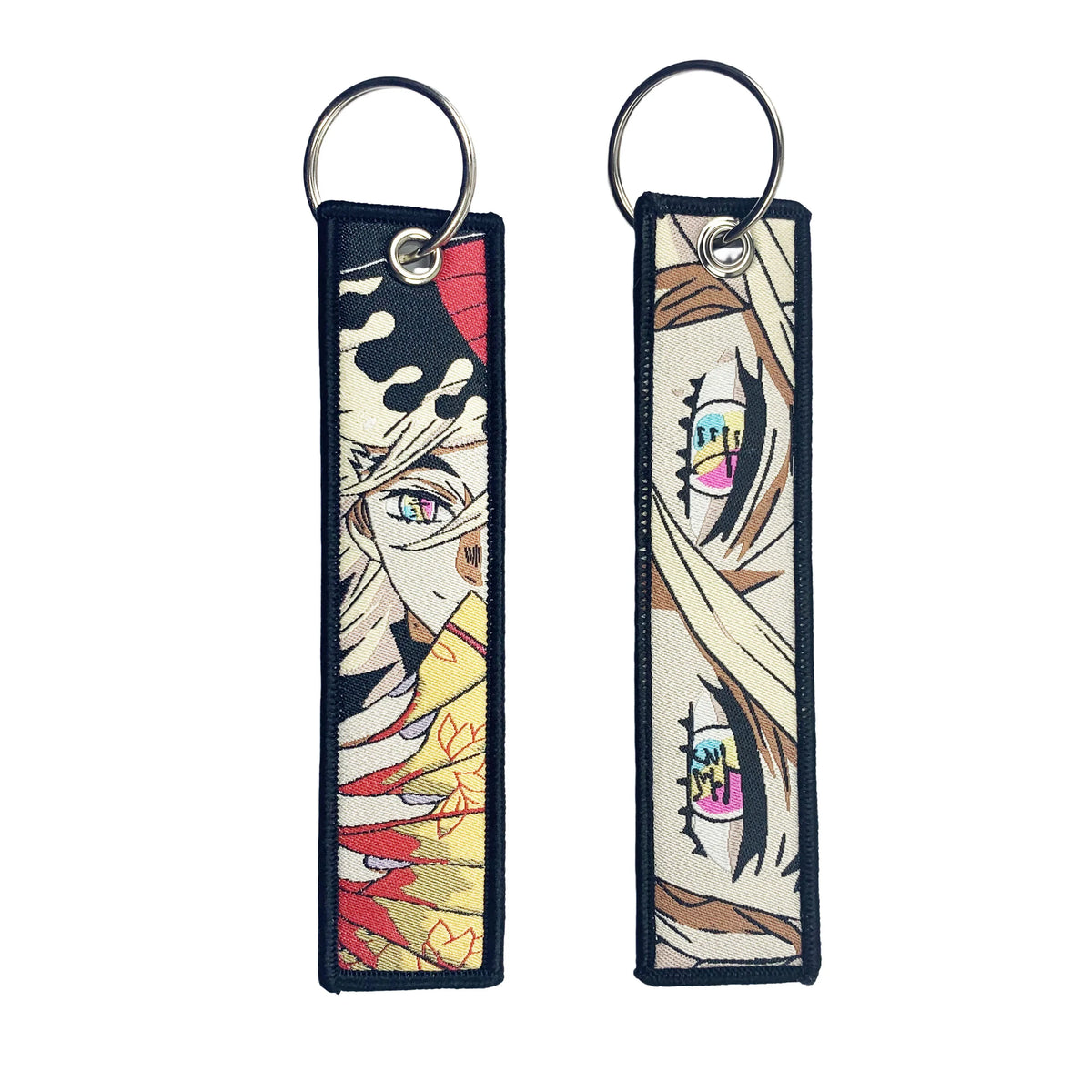 Anime Girls Embroidery Keychain