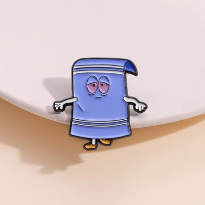 Funny Comedy Anime Enamel Pin