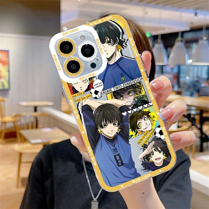 Blue Lock Transparent Phone Case