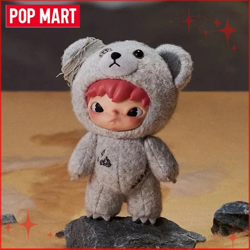 POP MART Genuine Hirono Road Journal Series Vinyl Face Blind Box Plush Doll Pendant Decoration Collection Christmas Gift Toys