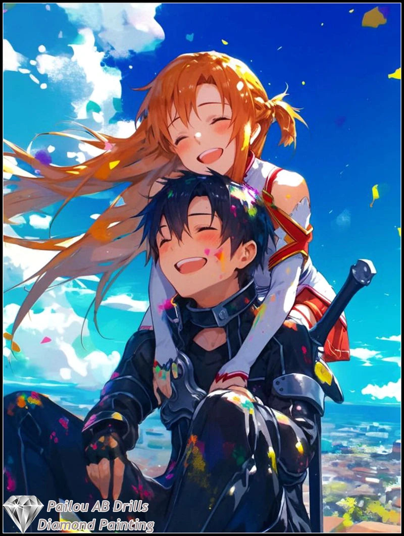 Sword Art Online Asuna Kirito Diamond Painting