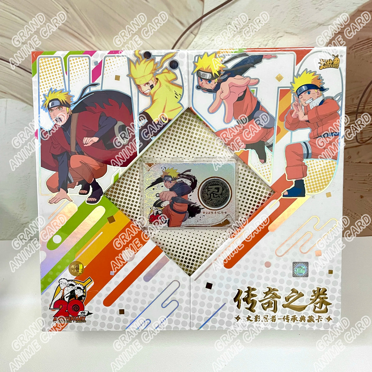 KAYOU Anime Genuine Naruto The Last Gift Box Rare SP Card Brick Ninja World Collection Card Kids Toy Game Gift