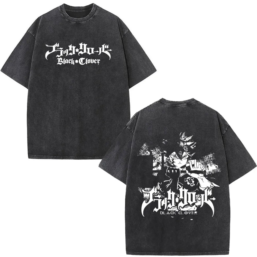 Black Clover Yami Sukehiro Washed T Shirt