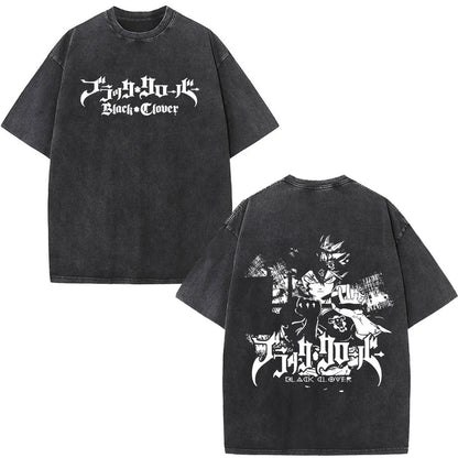Black Clover Yami Sukehiro Washed T Shirt