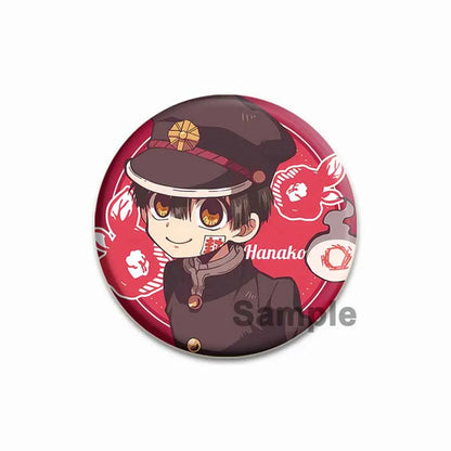 44/58mm Minamoto Kou Yashiro Nene Hanako-kun Anime Character Badge