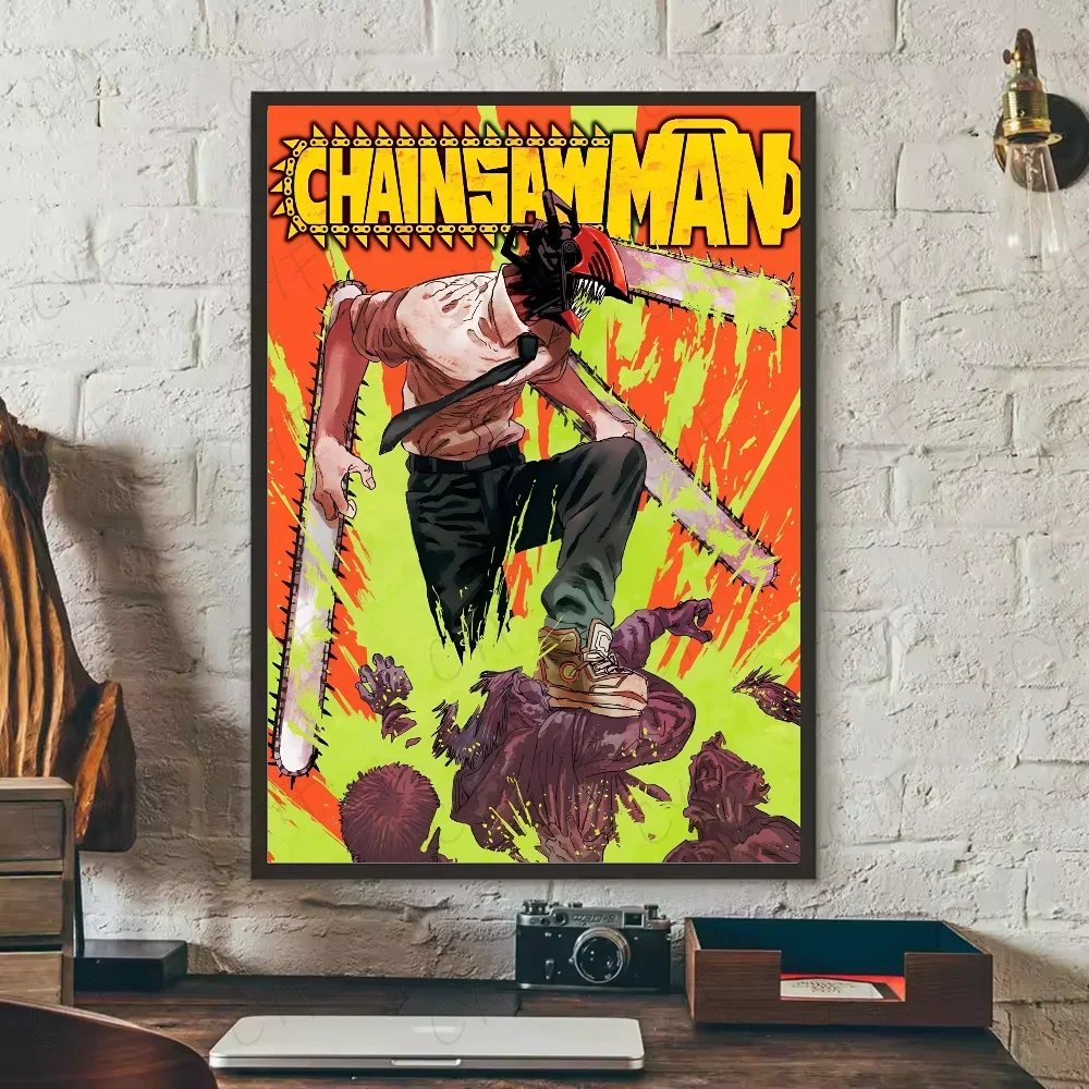 Chainsaw Man Poster Canvas Art
