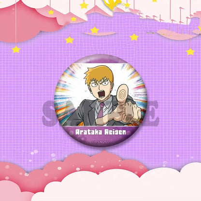Mob Psycho 100 Character Lapel Pin
