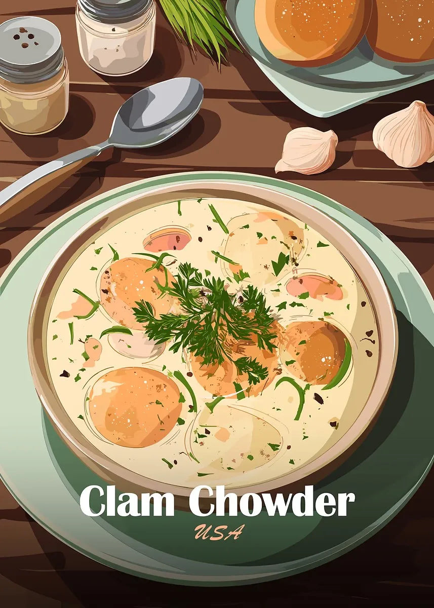 Anime Food Art Poster