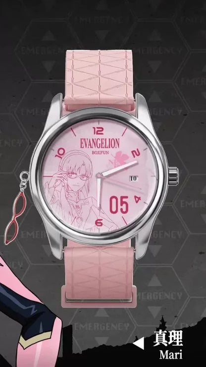 Evangelion Asuka Wrist Watch