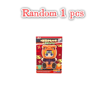 Naruto Cute Beast Party Blind Box Uzumaki Naruto Sasuke Tsunade Jiraiya Orochimaru Itachi Doll Collectible Anime Figurine Gift