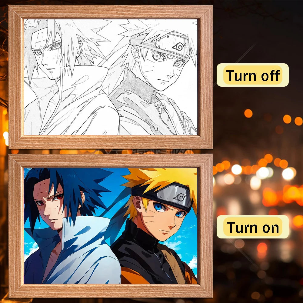 Naruto Sasuke LED Lamp