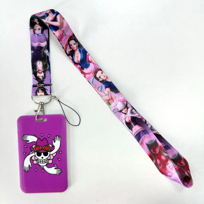 Anime Cartoon Credential Holder Lanyard