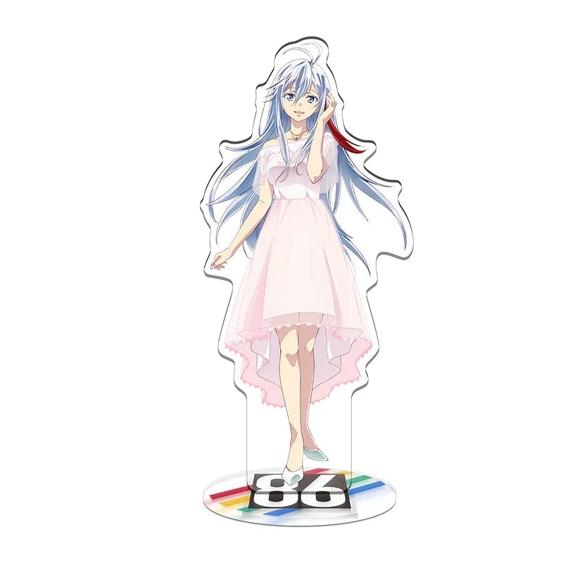Anime 86 Eighty-Six 15cm Kukumila Kurena Milizé Vladilena Shuga Raiden Acrylic Stand Model Decor Standing Birthday Gift