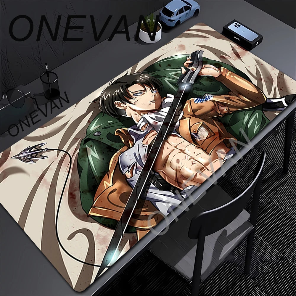 Mouse Pads Anime Mouse Pad Gamer Keyboard Mousepad Pc Computer Soft rubber Desk Mat Gaming Pad A-attack on Titans Mouse Mats