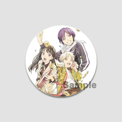 Anime Noragami Brooch Pin Cosplay Yato Yukine Cute Cartoon Badges