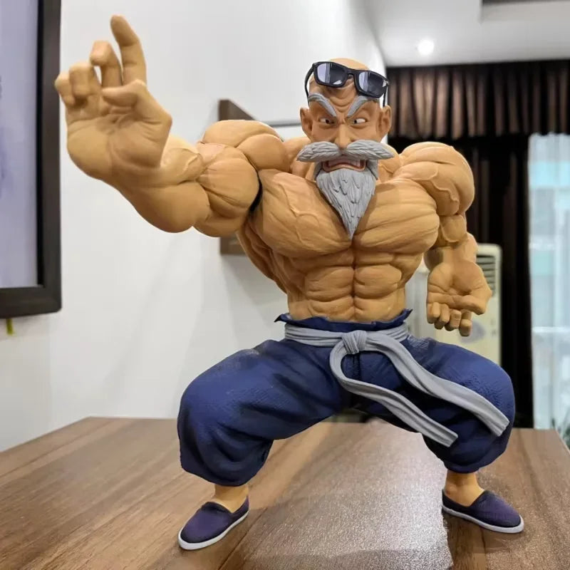 9.5cm Dragon Ball Mini Figure Goku Kame Sennin Anime  Figurine Muscle Master Roshi Model Toy GK Statue Toys Birthday Gifts Kids