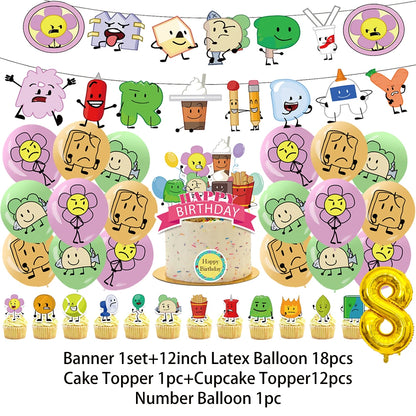 Battle For Dreaming Island Birthday Backdrop Set
