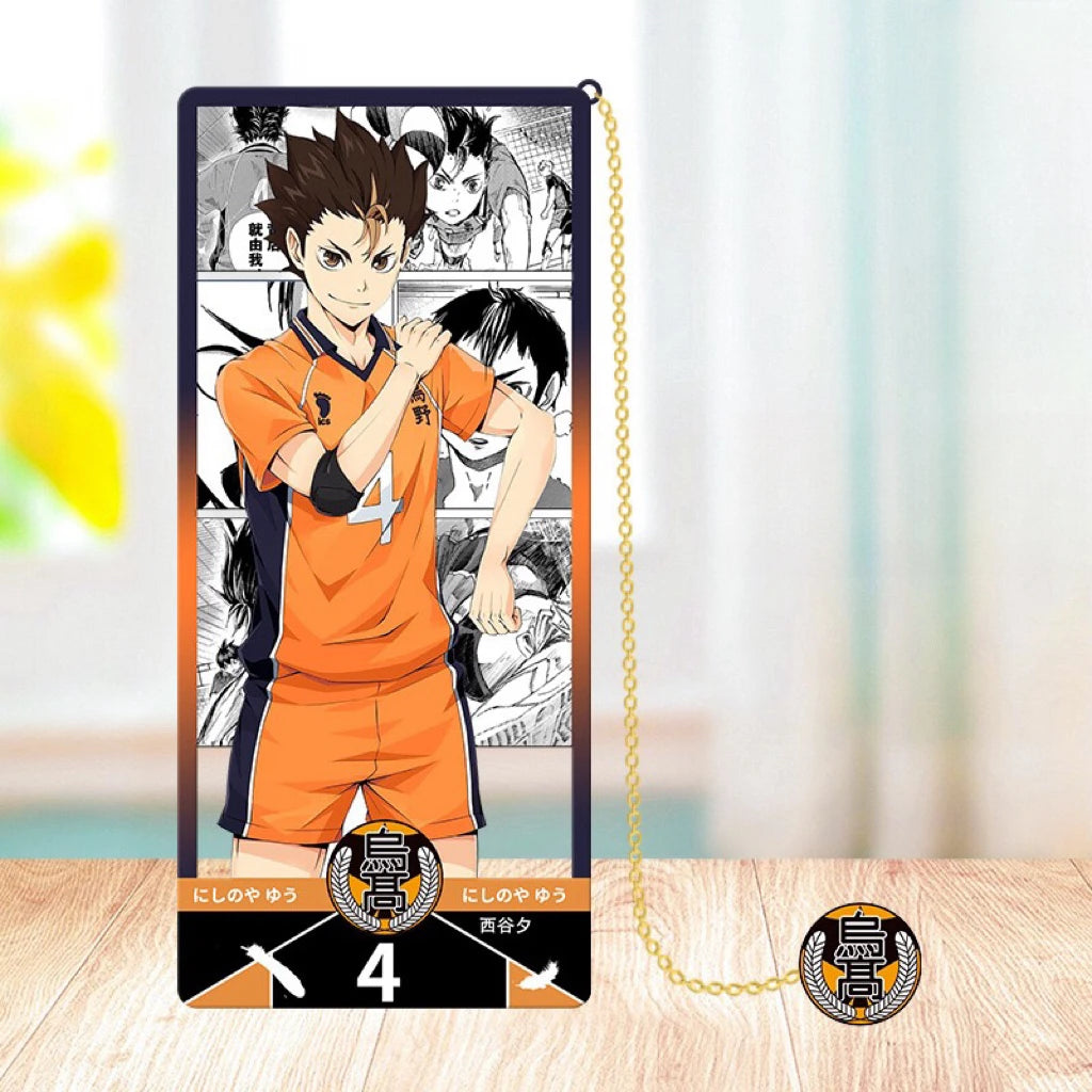 Haikyu!! Volleyball Metal Bookmark