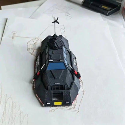 New Storm Chaser TIV2 Tornado Intercept Vehicle Model Creative Collector Car Ornament Gift For Weather Hobby & Vehicle Toy Fans