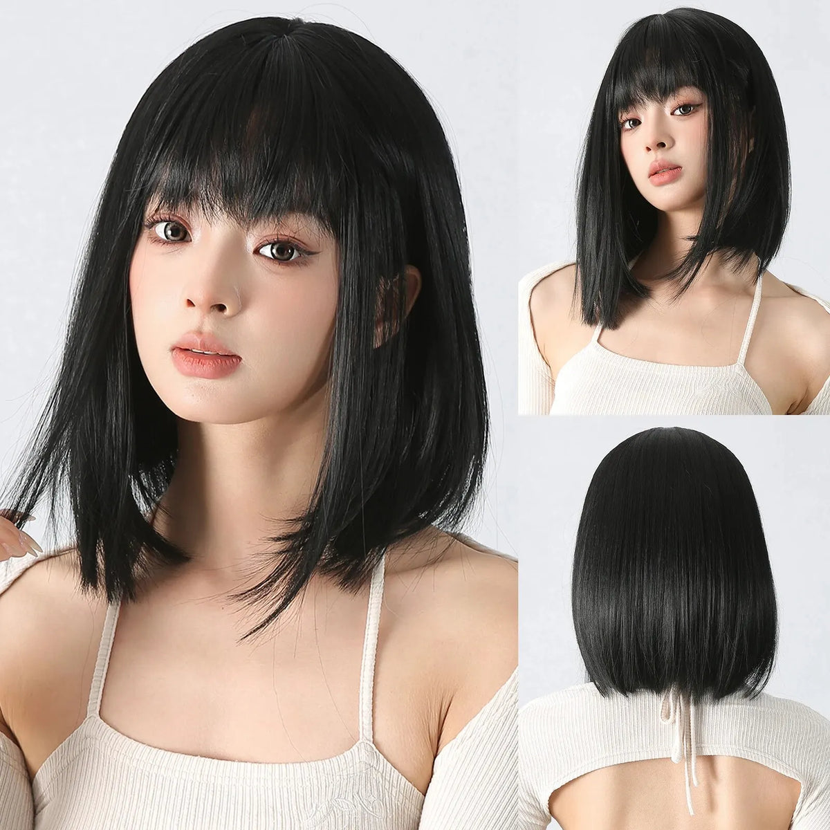 Unknown Character Pink Bob Wig