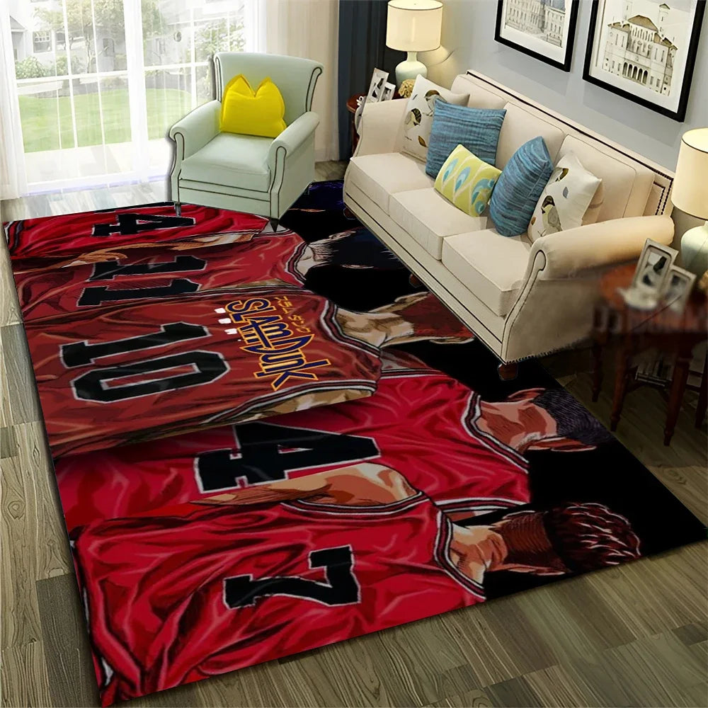 Slam Dunk Basketball Rug