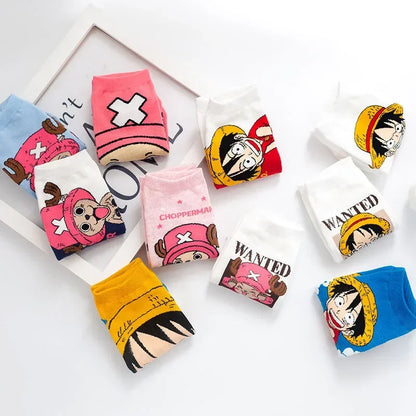One Piece Luffy Boat Socks