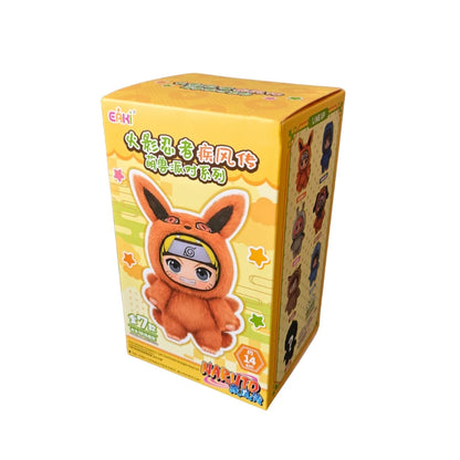 BANDAI Eaki Naruto Uzumaki Naruto Blind Box Shippuden Beast Party Series Jiraiya Plush Doll Anime Characters Are Cute Toys Gifts