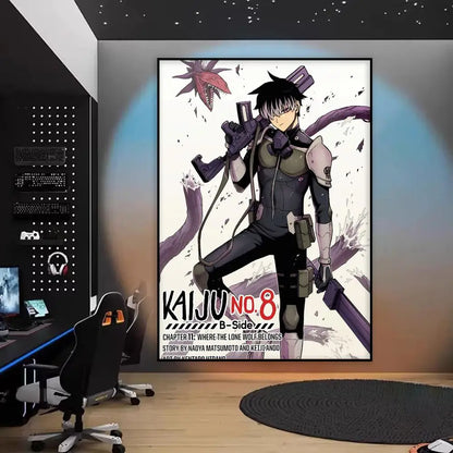 Kaiju No. 8 Kafka Canvas Poster