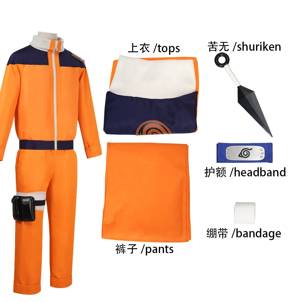 Naruto Uzumaki Cosplay Costume