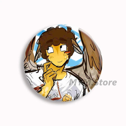 Forsaken Telamon Button Pin