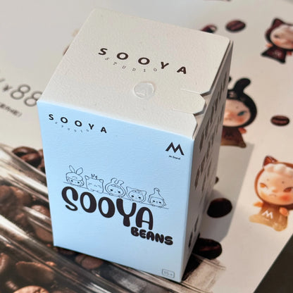 Genuine Sooya Mstand Coffee Beans Series Mini Figure Blind Box Ornament Collection Cute Toys Gift