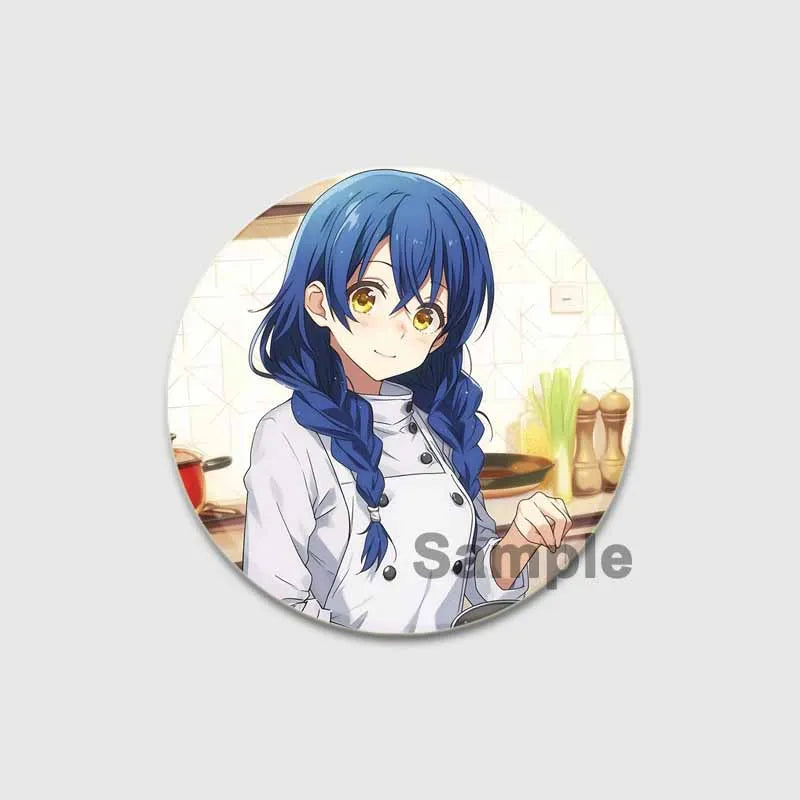 Food Wars Soma Tinplate Pins