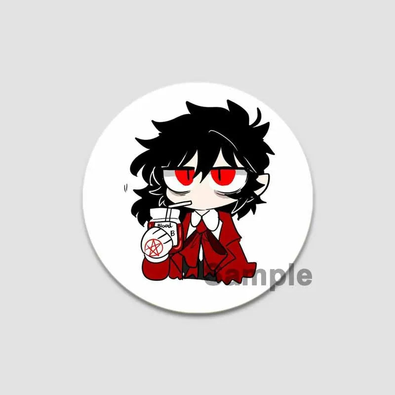 Hellsing Ultimate Alucard Pin Button
