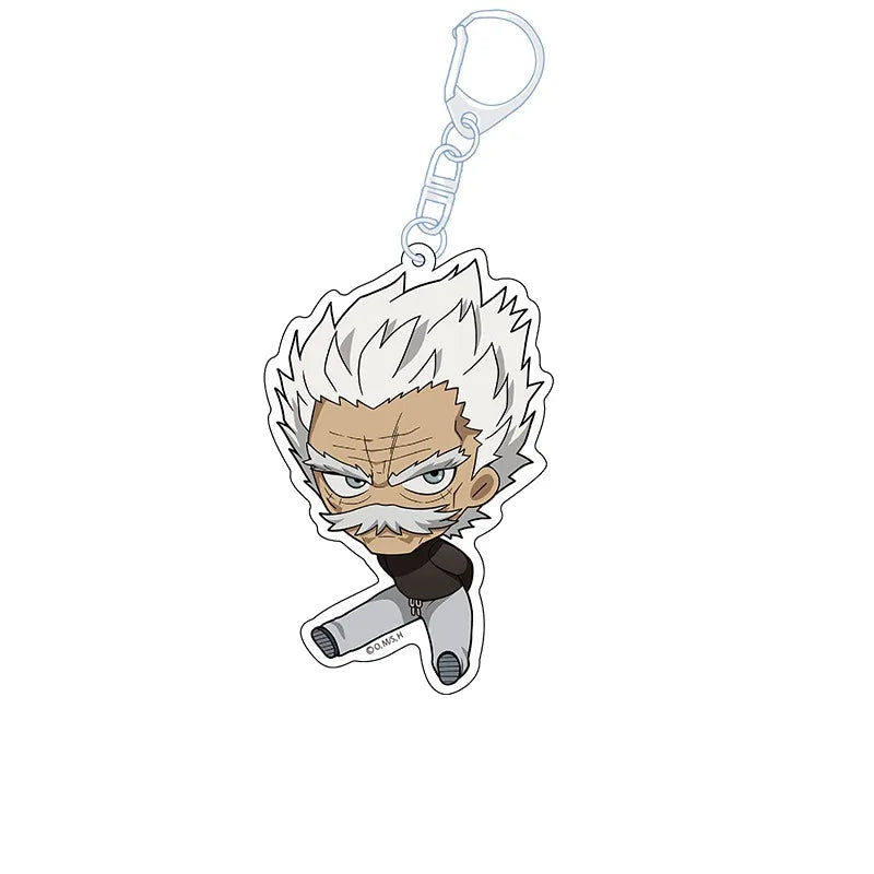 One Punch Man King Acrylic Keychain