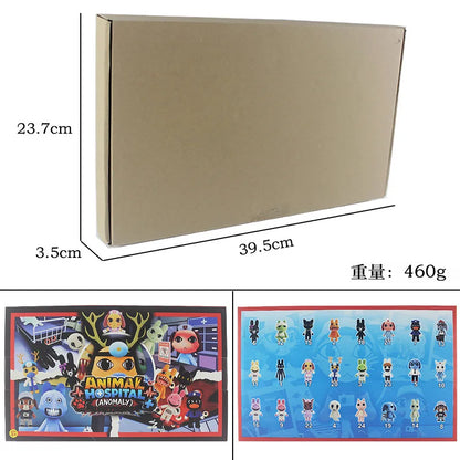 New Cartoon Anime 3.5-5cm Horror Animal Hospital Q-version Figurine Surprise Box Toy Halloween Cosplay Accessories Xmas Gift