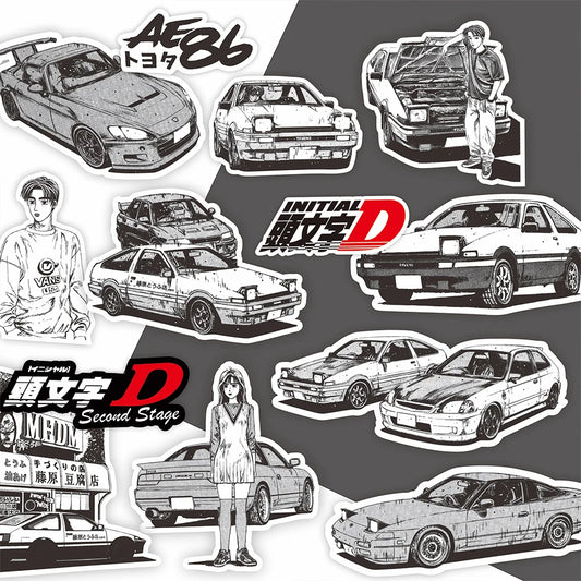 Initial D Sticker Set