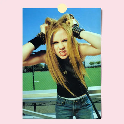 Avril Lavigne Waterproof Poster