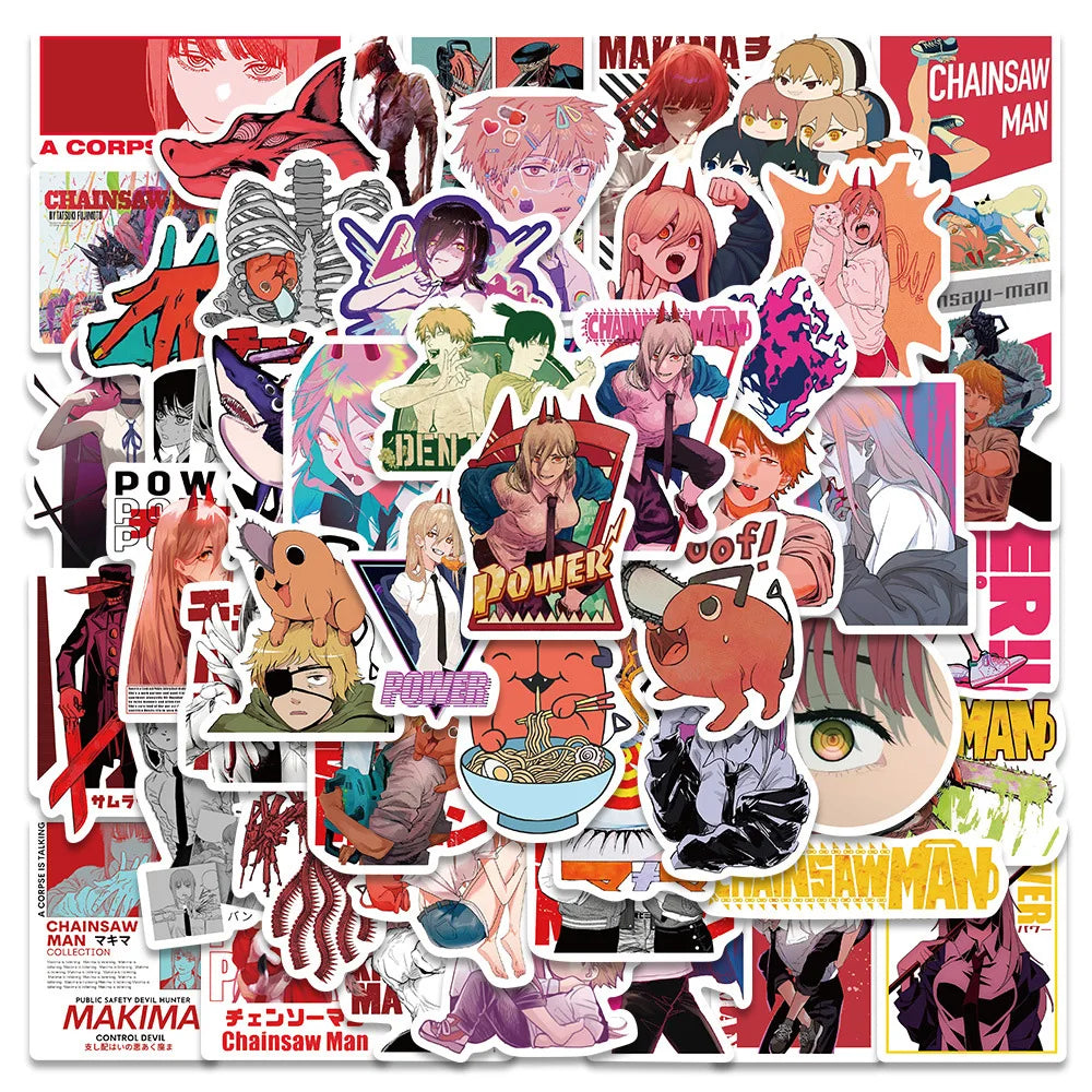 Chainsaw Man Sticker Decals