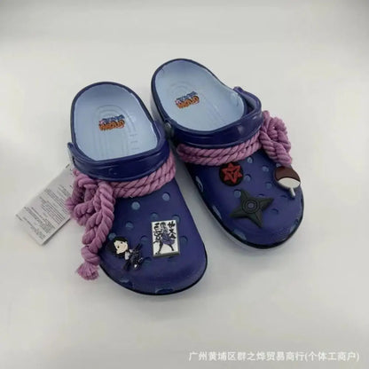 Anime Naruto Uzumaki Naruto Cartoon New Style Eva Waterproof Slippers Beach Shoes Sandals Casual Breathable Ankle Shoes