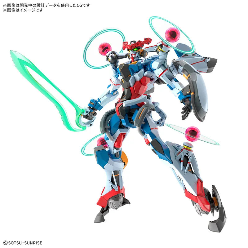Bandai Gundam Model Kit HG 1/44 GQuuuuuuX Endymion Unit Awakened Anime Figures Gundam Action Figure Gunpla Building Kit Toy Gift