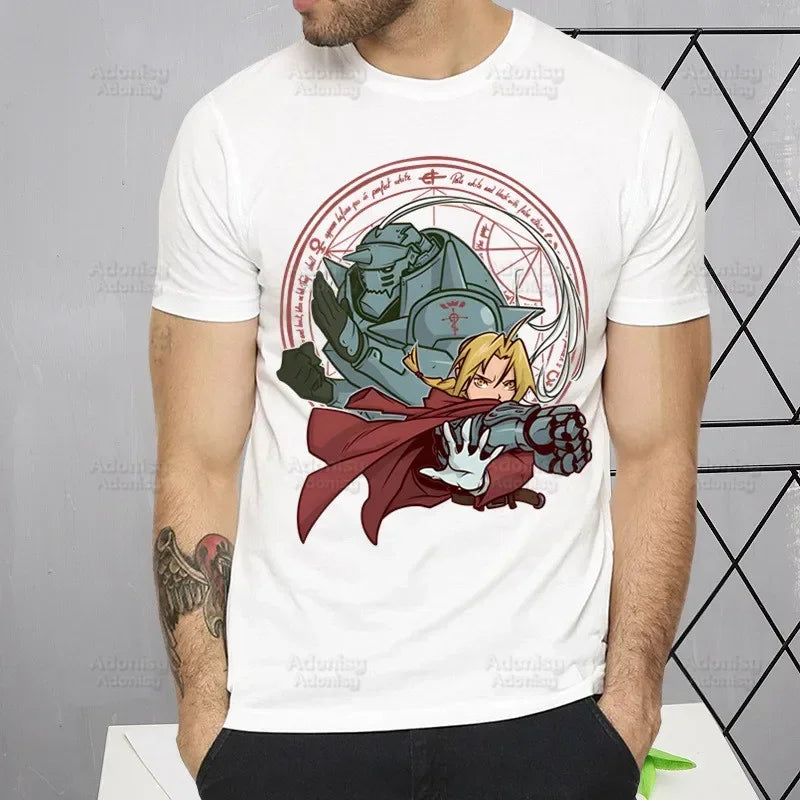 Fullmetal Alchemist Alphonse Elric T-Shirt – Harajuku Short Sleeve