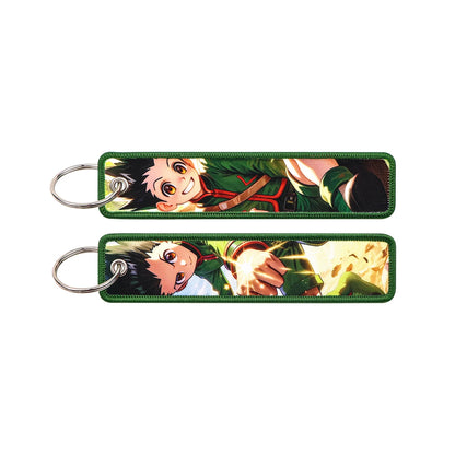 Anime Character Embroidery Keychain