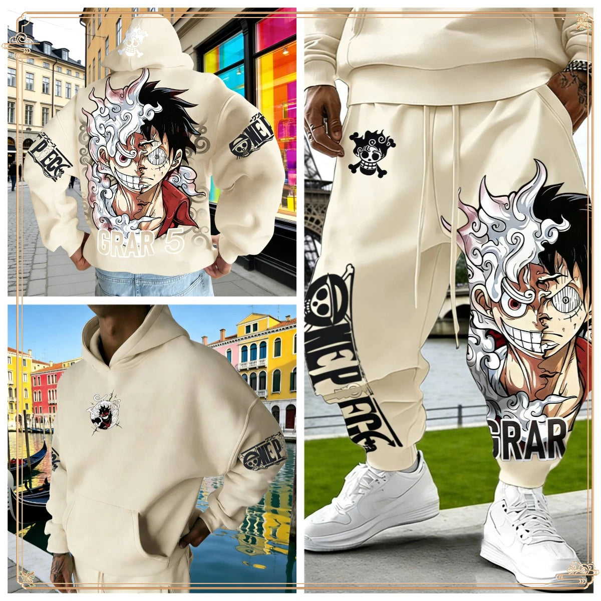 One Piece Luffy Gear 5 Tracksuit