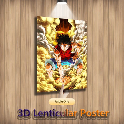 One Piece Luffy Lenticular Poster