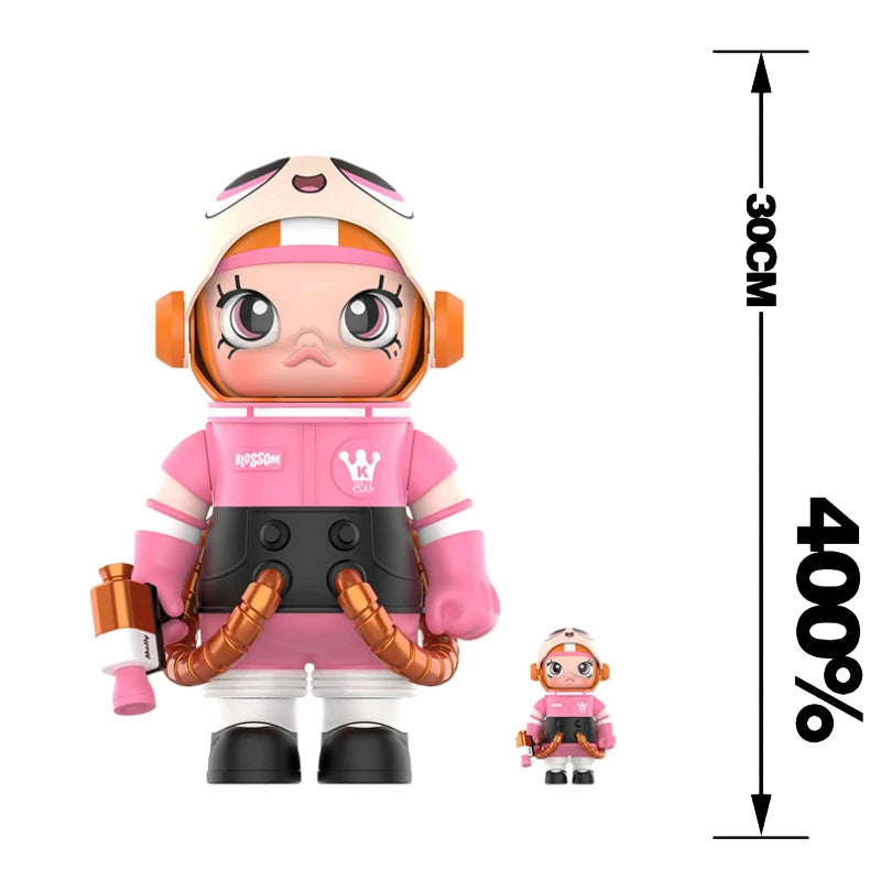 POP MART Giant Space Molly 400% Series Limited Edition Anime Action Figure Decorative Ornament Collectible Christma Gift