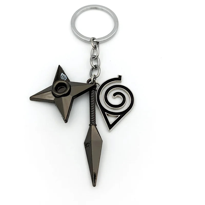 New Pendant Keychains Uzumaki Naruto Anime Figures Accessories Akatsuki Itachi Manga Men Key Chain Fans Gift Kids Toys Keyrings
