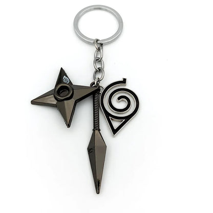 New Pendant Keychains Uzumaki Naruto Anime Figures Accessories Akatsuki Itachi Manga Men Key Chain Fans Gift Kids Toys Keyrings